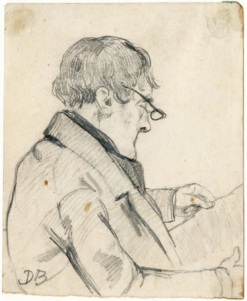 Man reading a newspaper