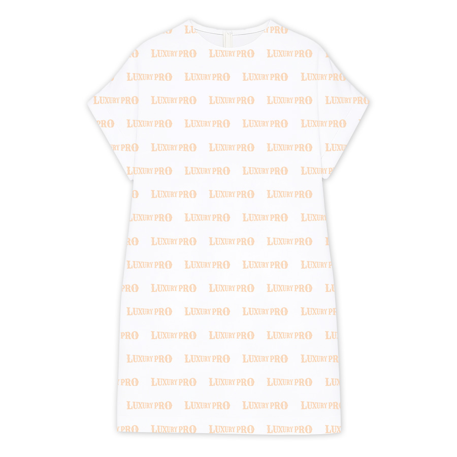 AOP Short-sleeved pocket skirt