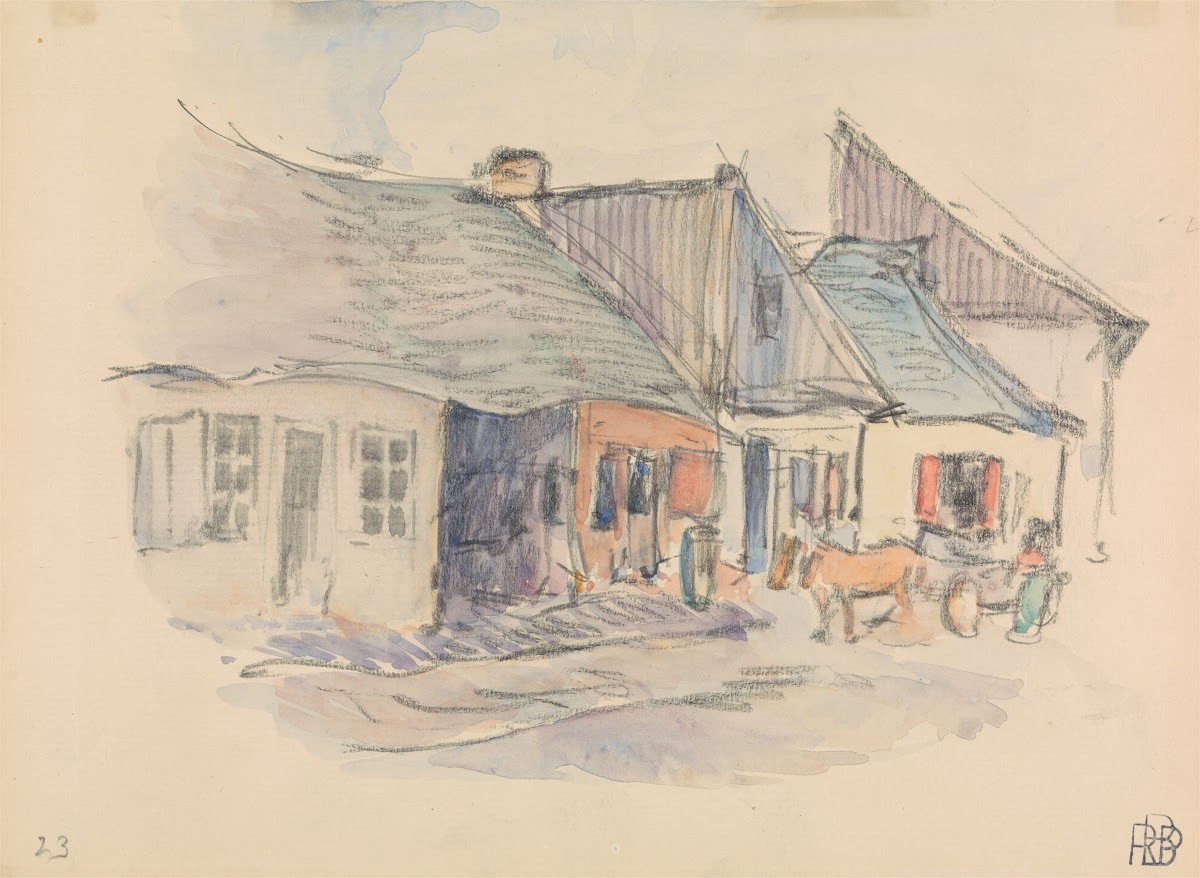Street Scene Opatow Kelecki Poland ca 1907