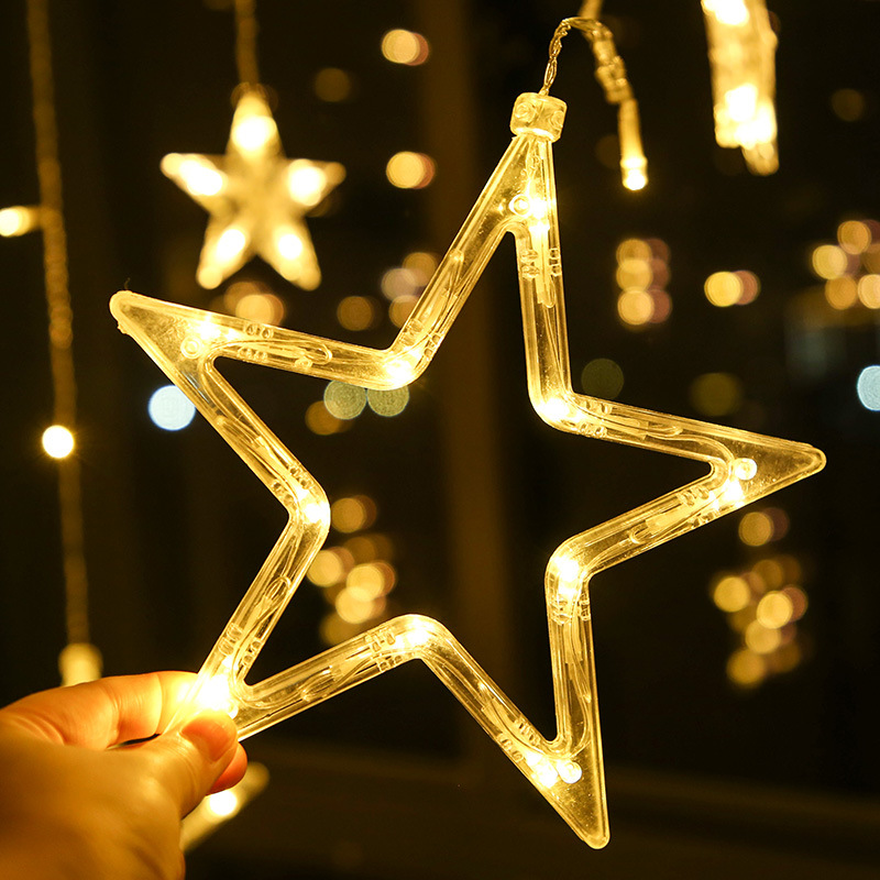 LED Star String Lights for Festive Decoration