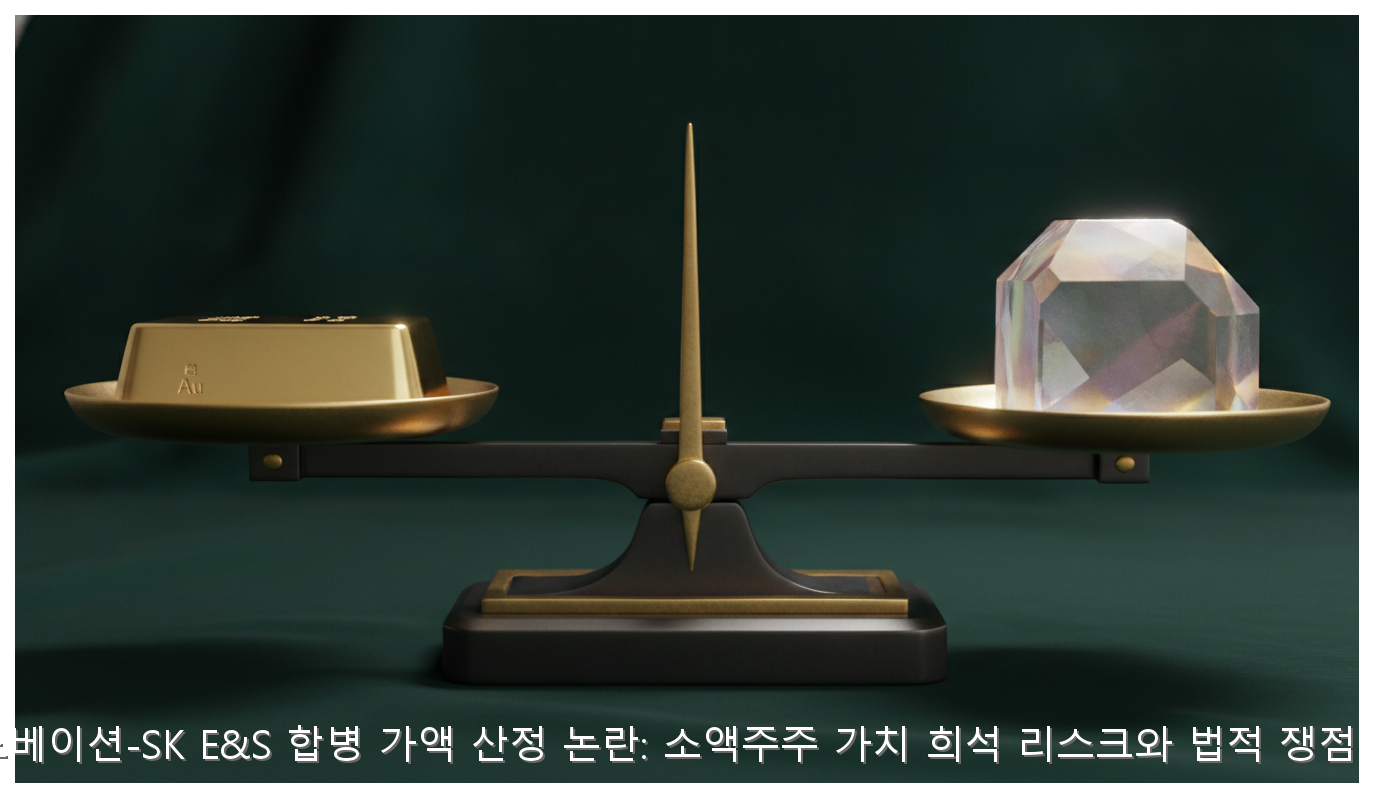 SK이노베이션-SK E&S 합병 가액 산정 논란: 소액주주 가치 희석 리스크와 법적 쟁점 총정리 핵심 안내 및 분석 인포그래픽 (2)