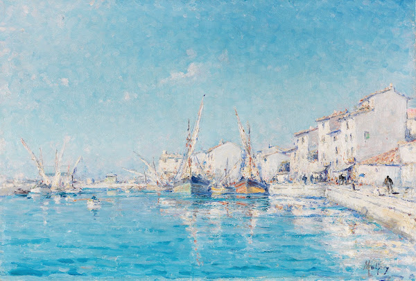 The southern French fishing port of Martigues ca1920 30
