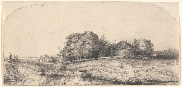 Landscape with a Hay Barn and a Flock of Sheep 1652