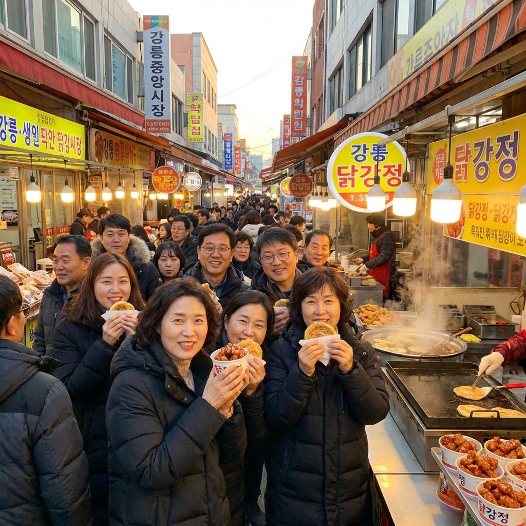 강릉 중앙시장: 현지인 추천 먹거리 베스트 5와 주차 명당 총정리