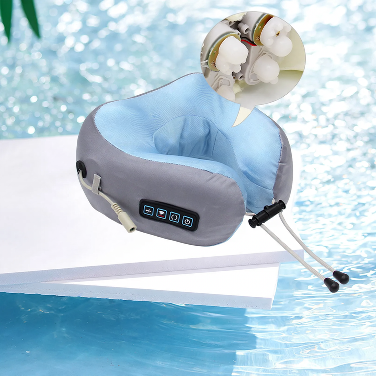Electric Neck Massage Pillow with USB Charging