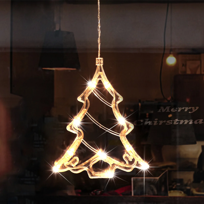 LED-Weihnachts-Sauglicht für Fenster