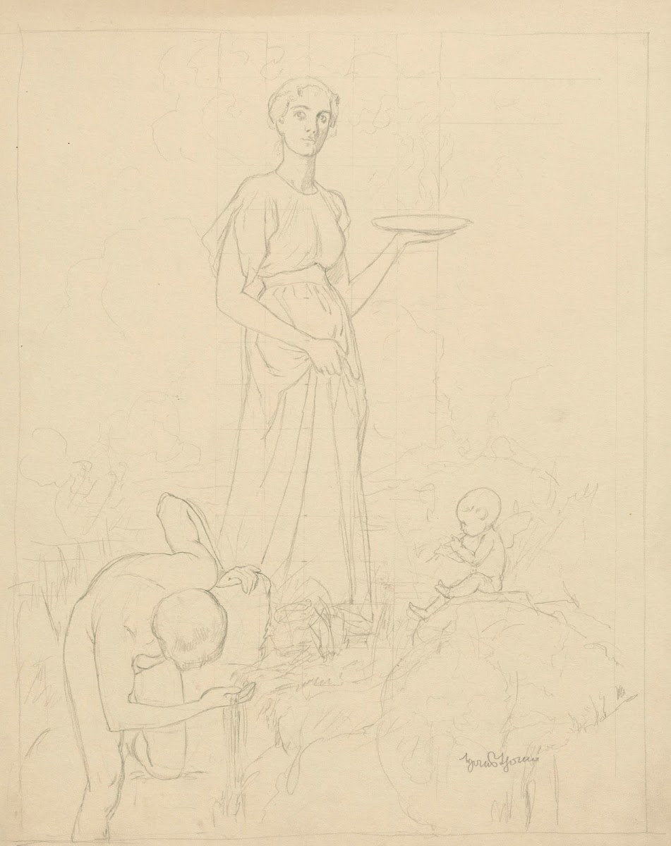 Allegorical scene
