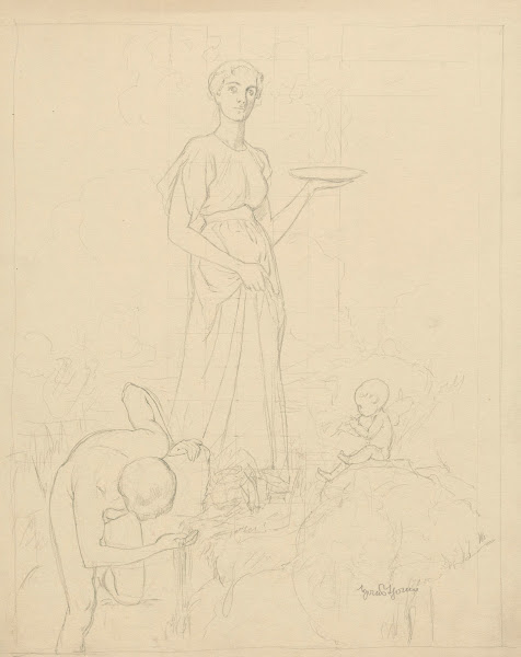 Allegorical scene