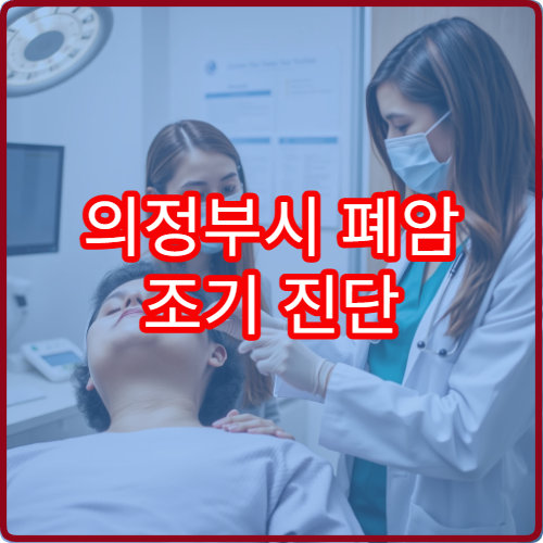 의정부시 폐암 조기 진단 위한 저선량 CT 검사 병원 정보