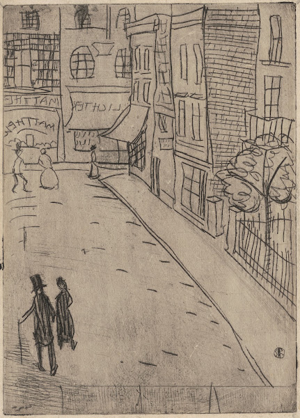 Street scene circa 1917