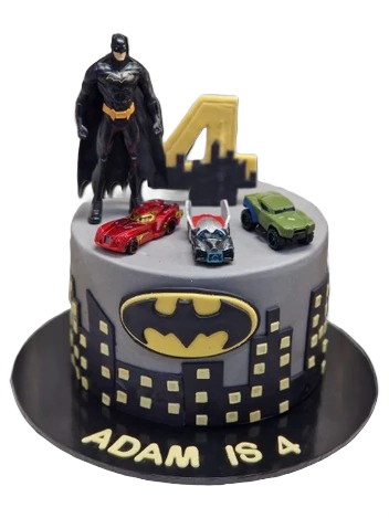 Batman Themed Birthday Cake CB-NC779