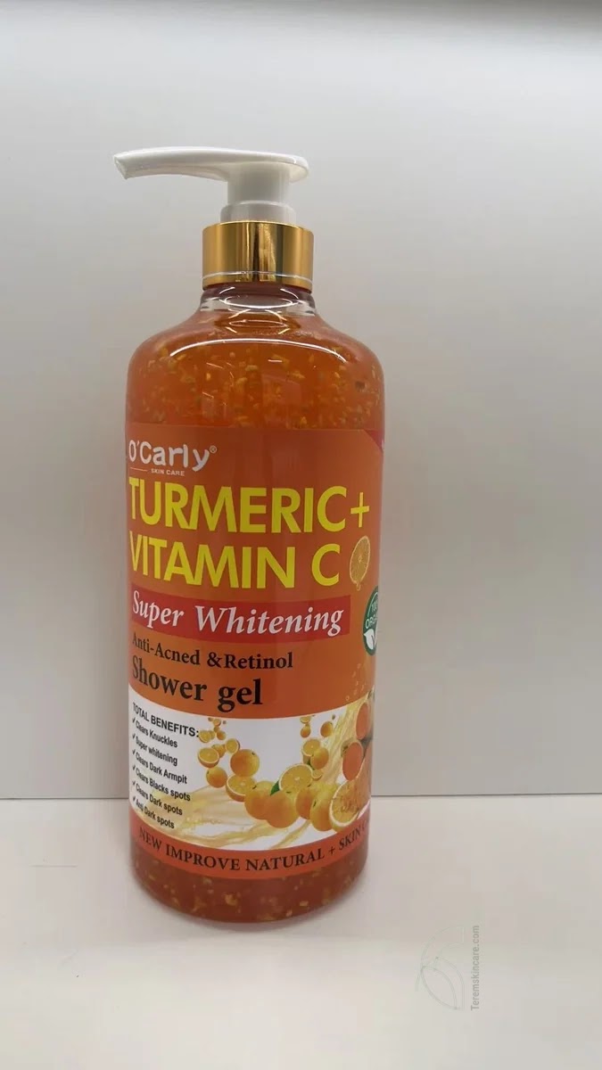 O’carly Tumeric + Vitamin C Super Whitening Anti-Acne & Retinol Shower gel