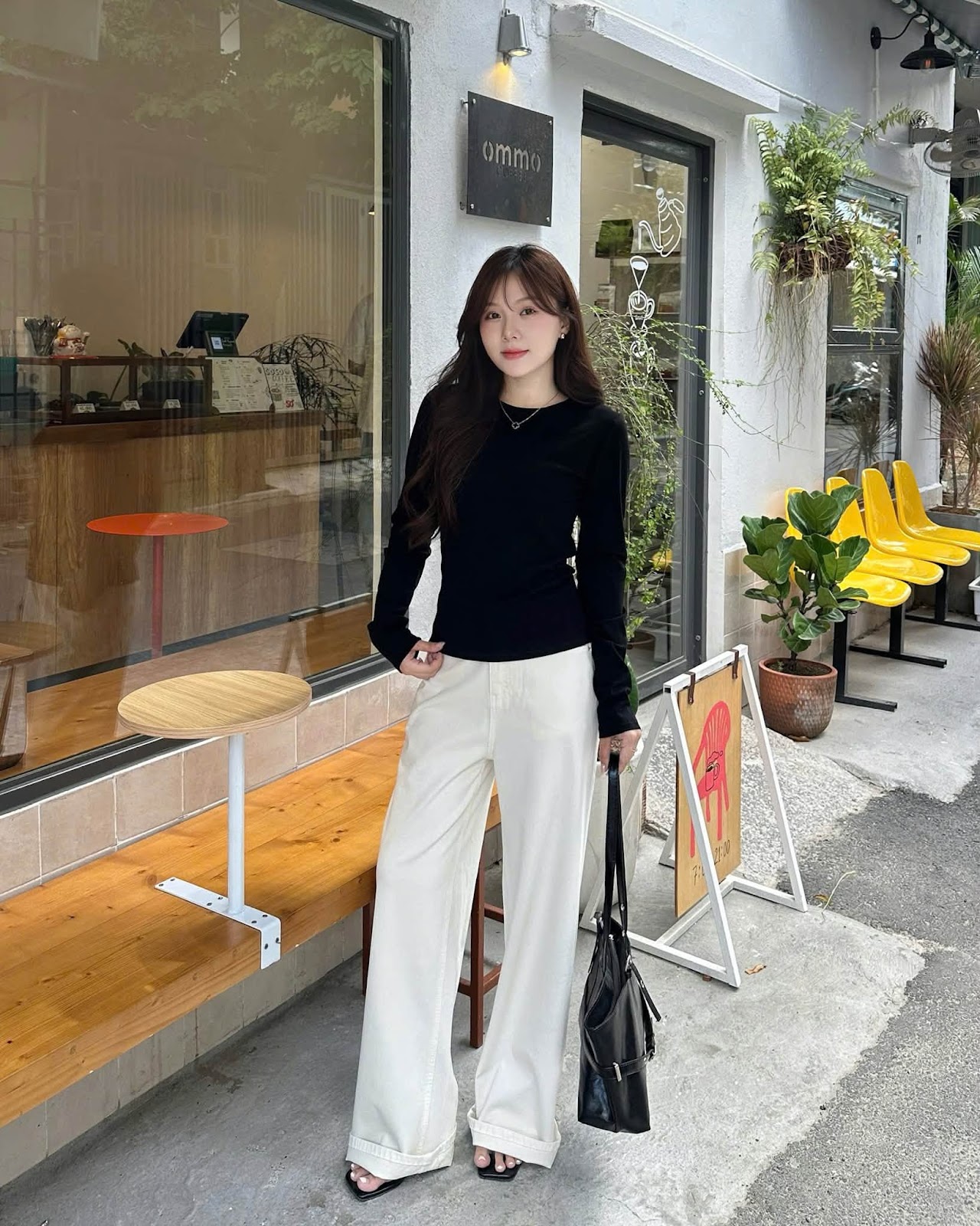 áo thun dài tay trơn cổ tròn XONXEN SHOP 822-1 – Image 2