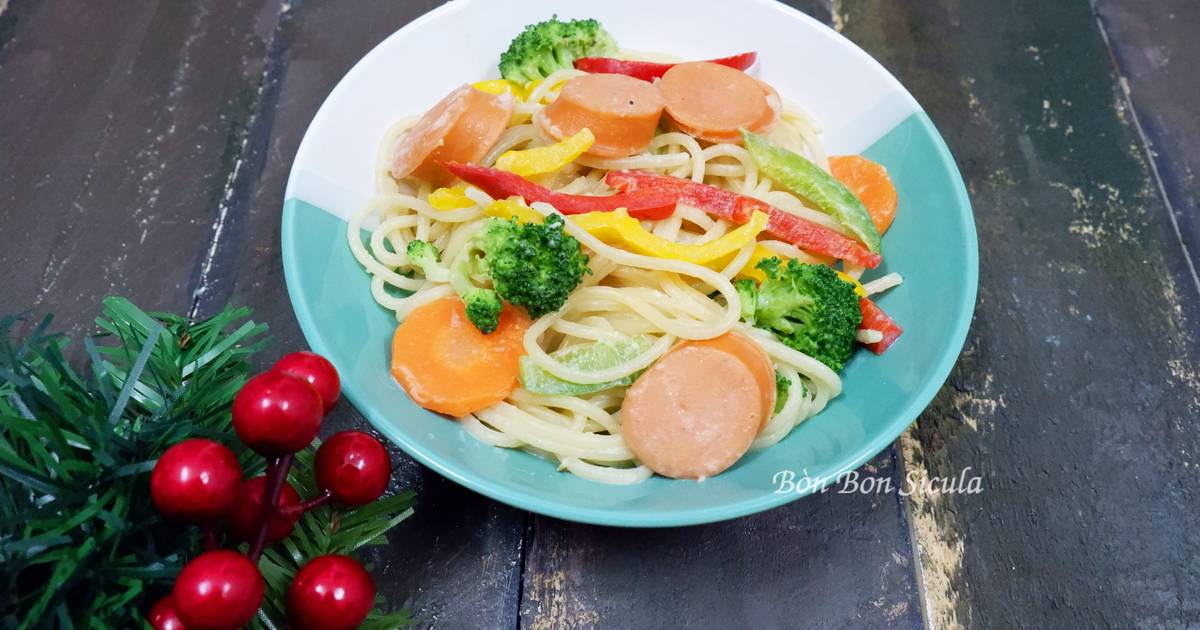 Mì Ý (Spaghetti) Xúc Xích