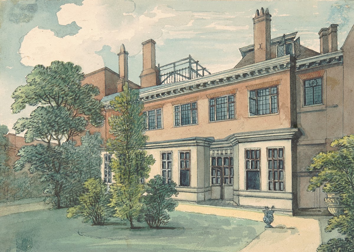 Garden Front of Weavers Hall between 1794 and 1800