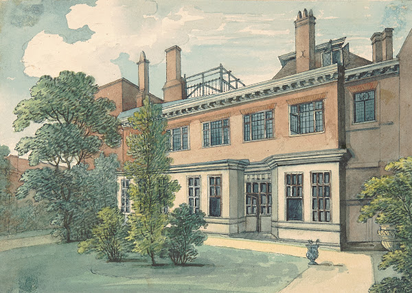Garden Front of Weavers Hall between 1794 and 1800