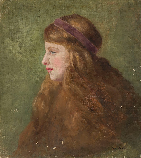 Little girls head 1918