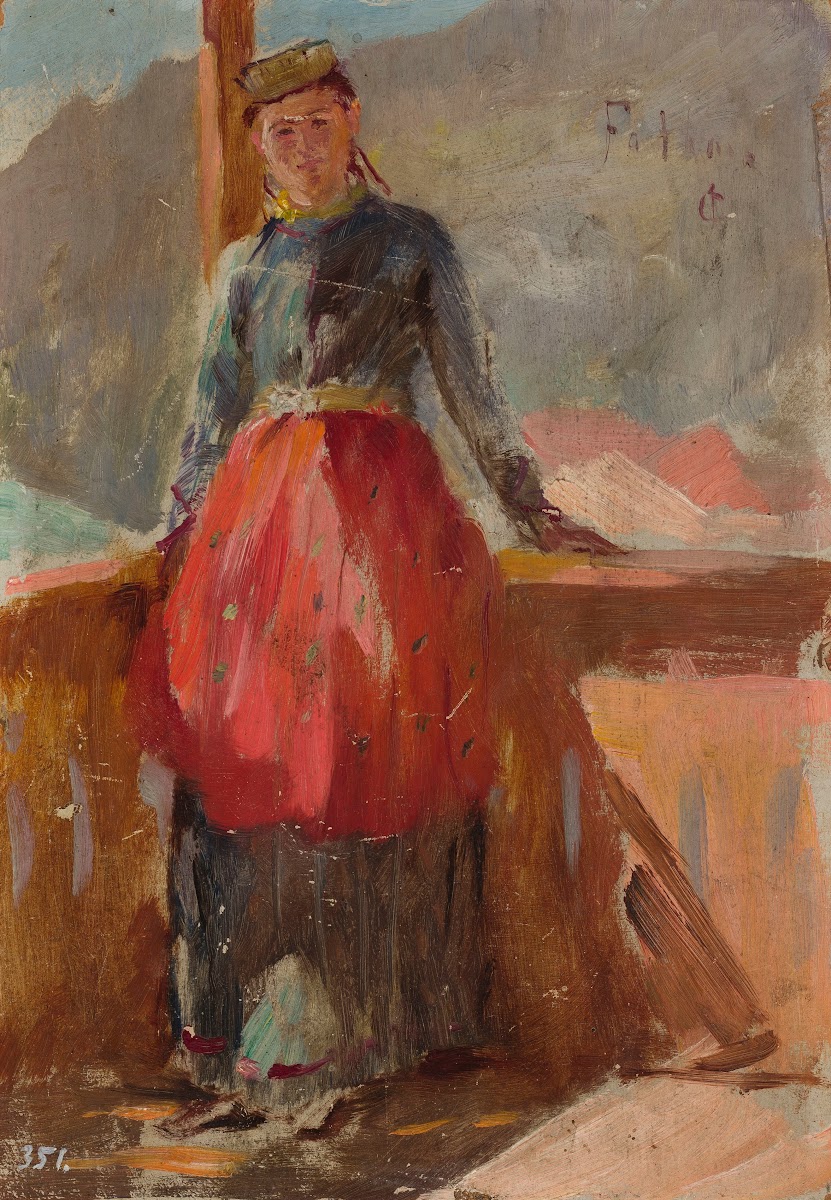 Tartar woman Fathne From the journey to Crimea between 1887 and 1899