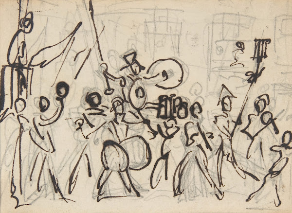 A Parade ca 1850