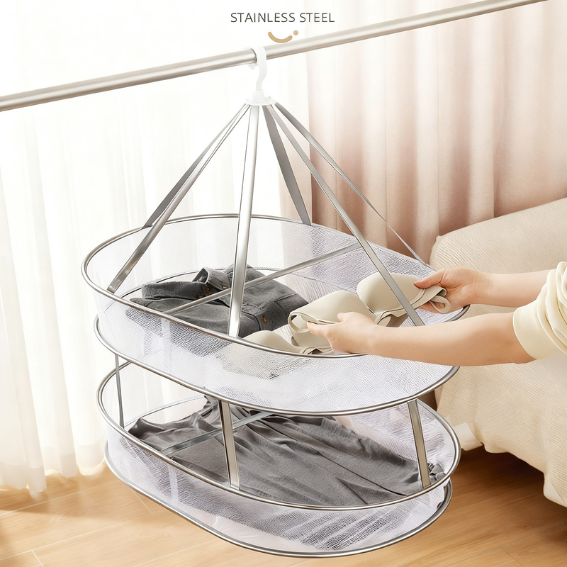 Multi-layer drying nets with border