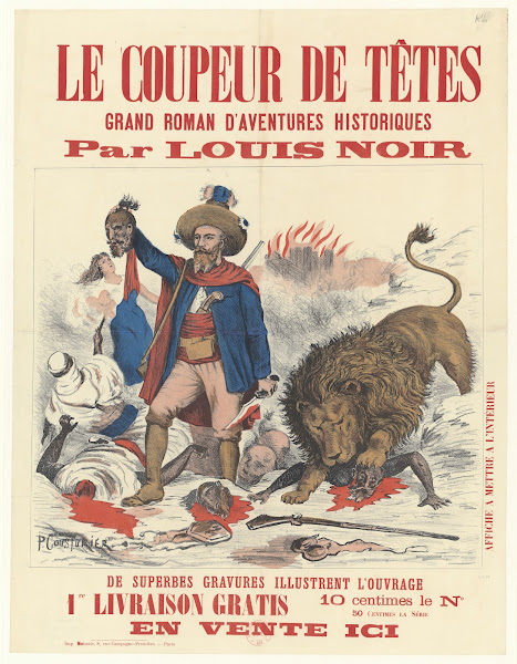 Le Coupeur de têtes grand roman daventures historiques par Louis Noir 1860 1880