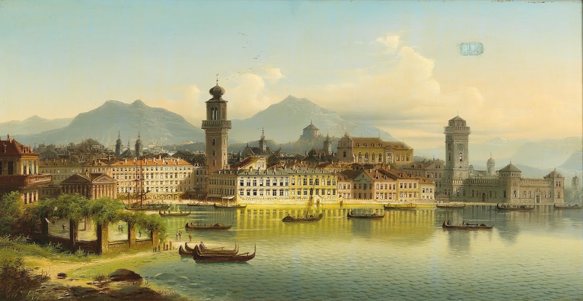 View of Riva on Lake Garda