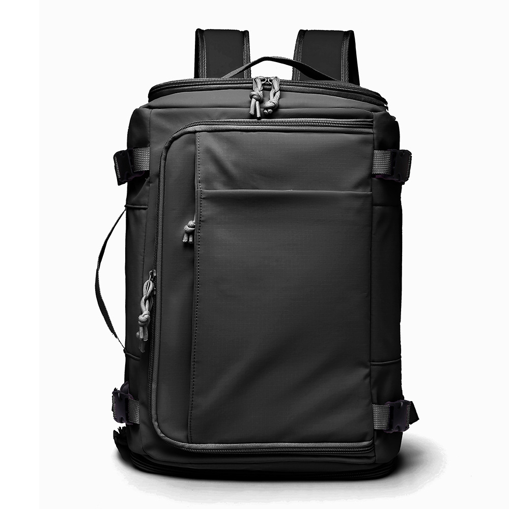 Nylon Backpack, 20–35 L, with Shoe Compartment and Expansion