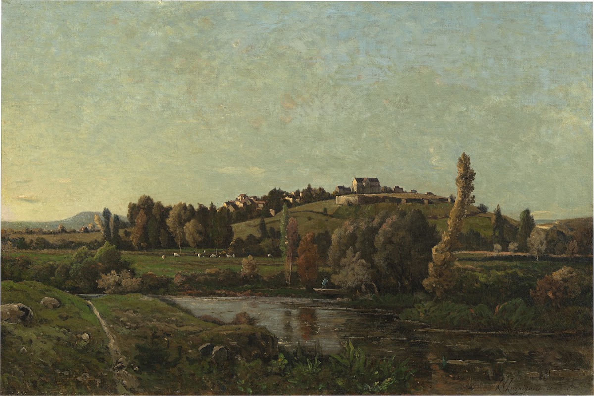 Landscape in Auvergne 1870