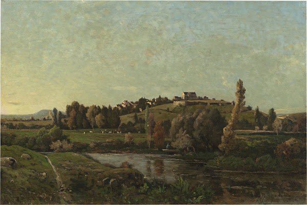 Landscape in Auvergne 1870
