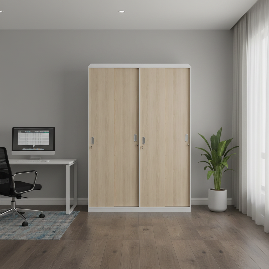 RADAR Color Full Height Four-Door Sliding (File) Cabinet