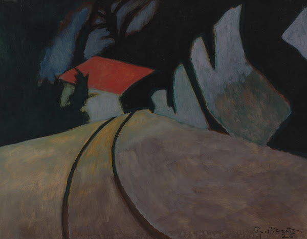 Landschap met rode dak 1926