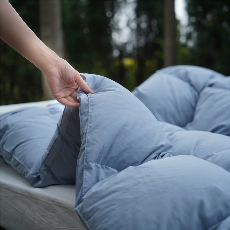 Goose down duvet, 95% down, cotton cover
