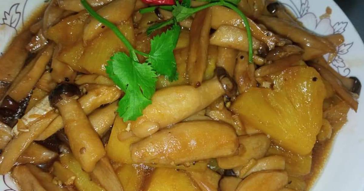 Nấm đùi gà rim thơm