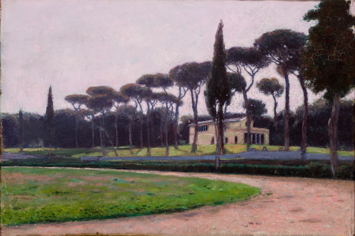 Villa Borghese in Rome 1900