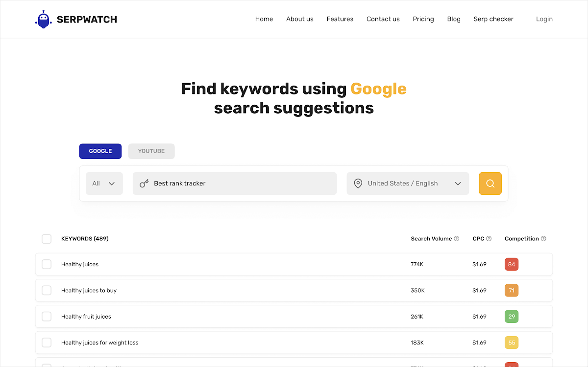 Captura de KeywordSearch