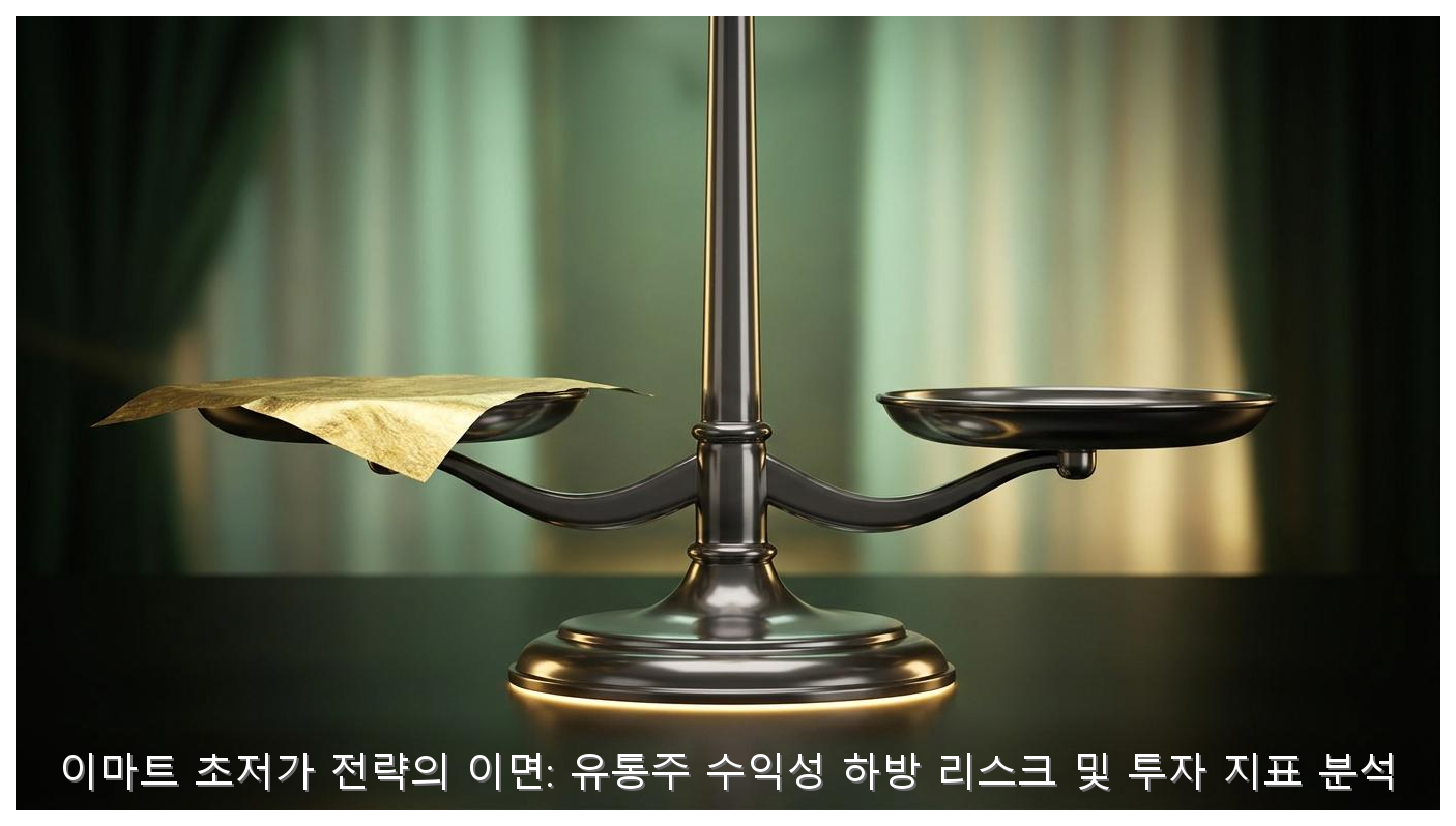 이마트 초저가 전략의 이면: 유통주 수익성 하방 리스크 및 투자 지표 분석 핵심 안내 및 분석 인포그래픽 (3)