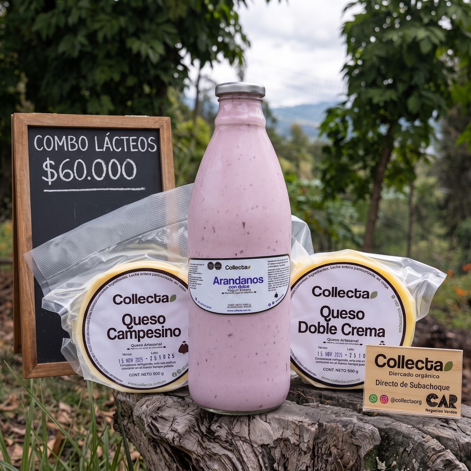 Comprar Combo lacteos orgánico