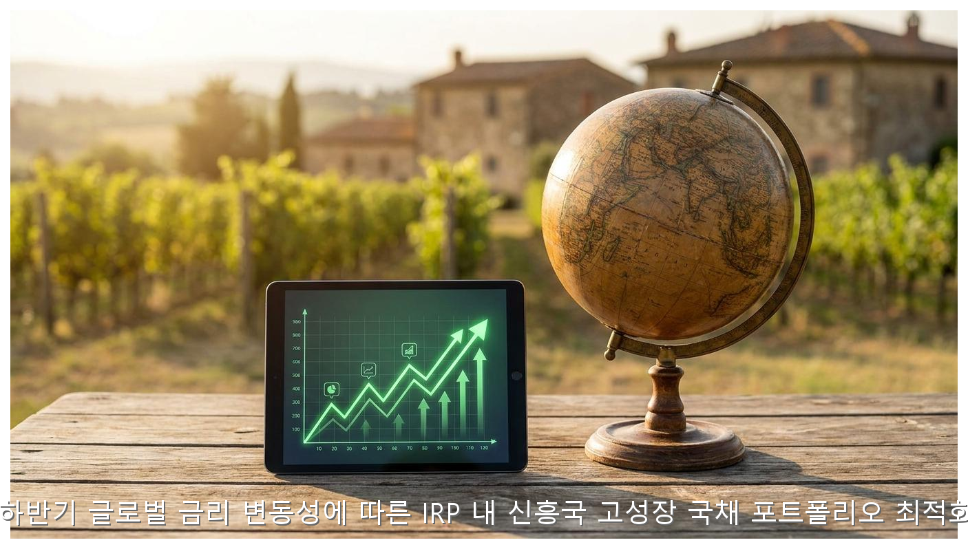 2026년 하반기 글로벌 금리 변동성에 따른 IRP 내 신흥국 고성장 국채 포트폴리오 최적화 가이드 핵심 안내 및 분석 인포그래픽 (4)