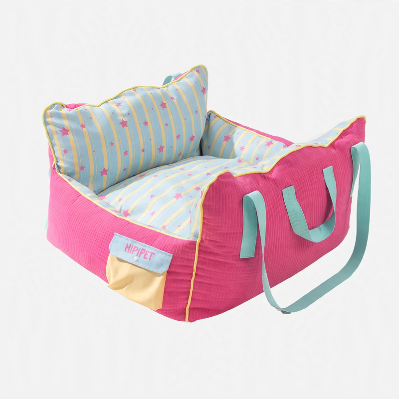 Pet car seat, breathable, various sizes