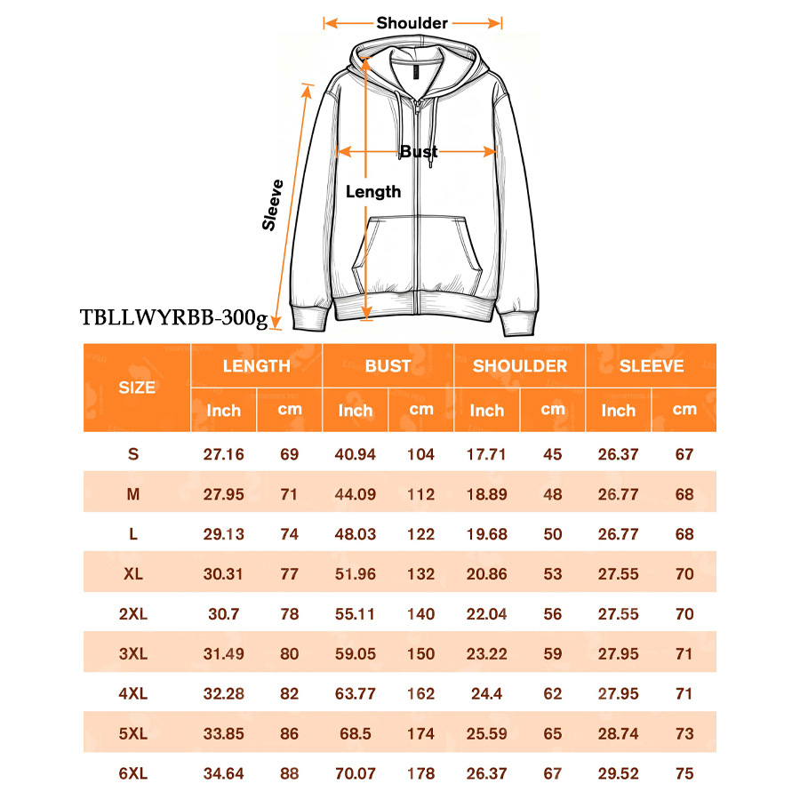 AOP All Over Print Micro Fleece Zip Up Hoodie (300g)