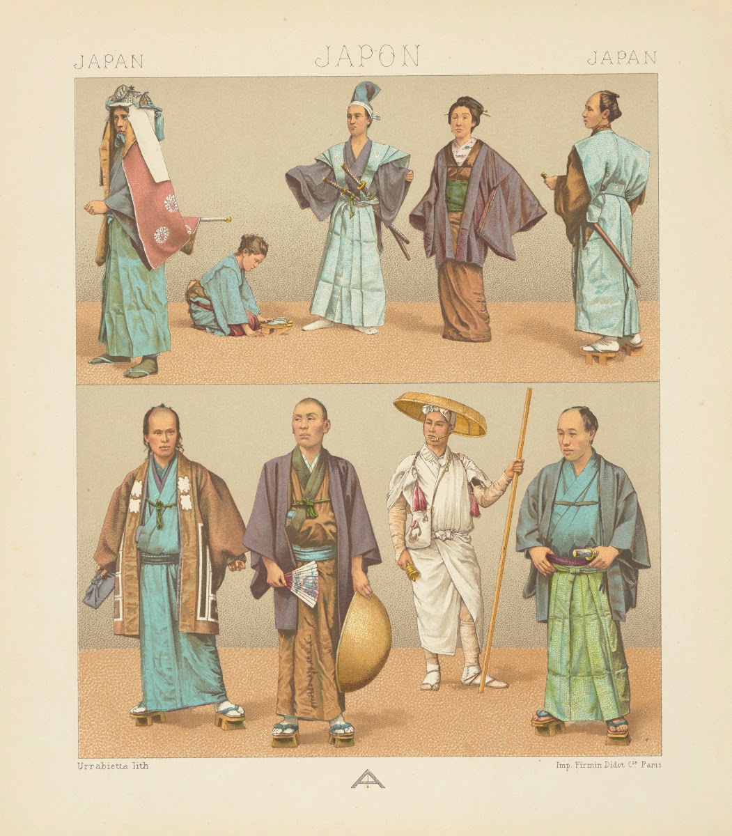 Japonais des diverses castes 1876 1888