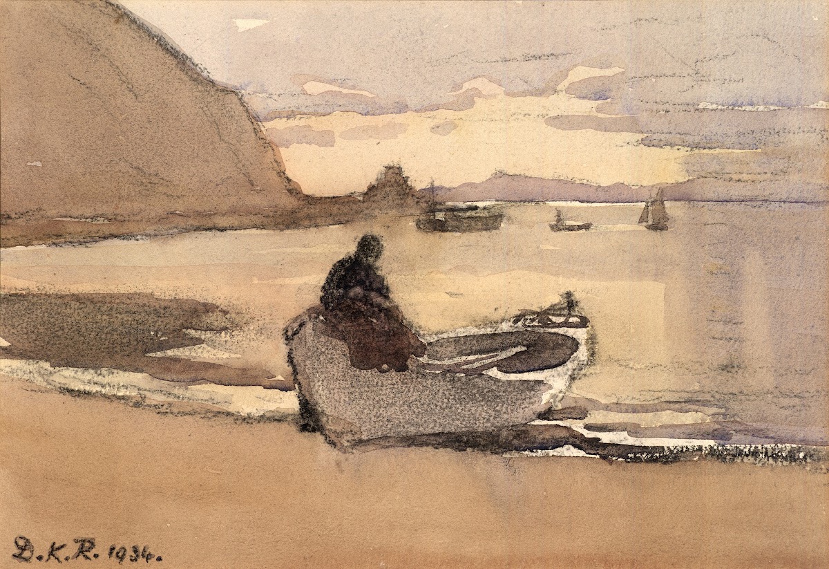 Evening York Bay 1934