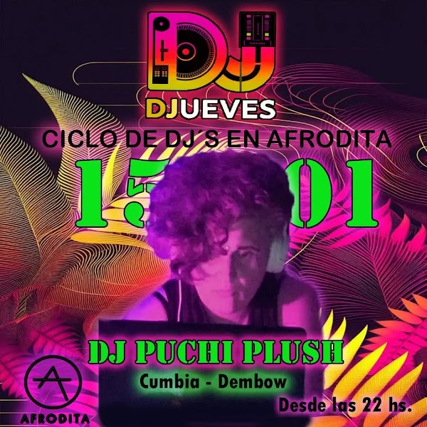 DJ Puchi Plush en Afrodita