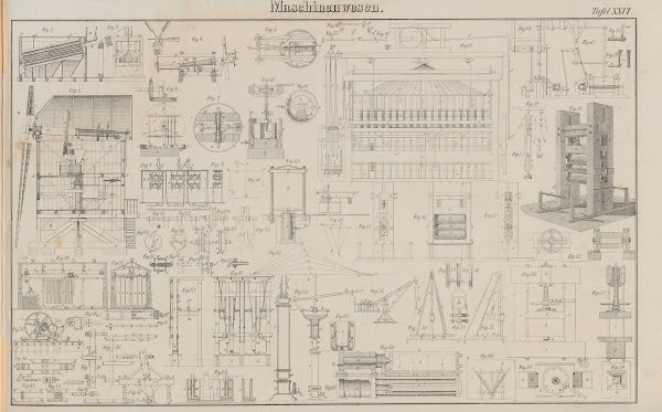 Atlas der Abbildungen Pierers Universal Lexikon Pl36 1848