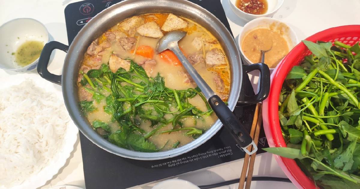 Lẩu vịt nấu chao (Công thức nhà hàng)