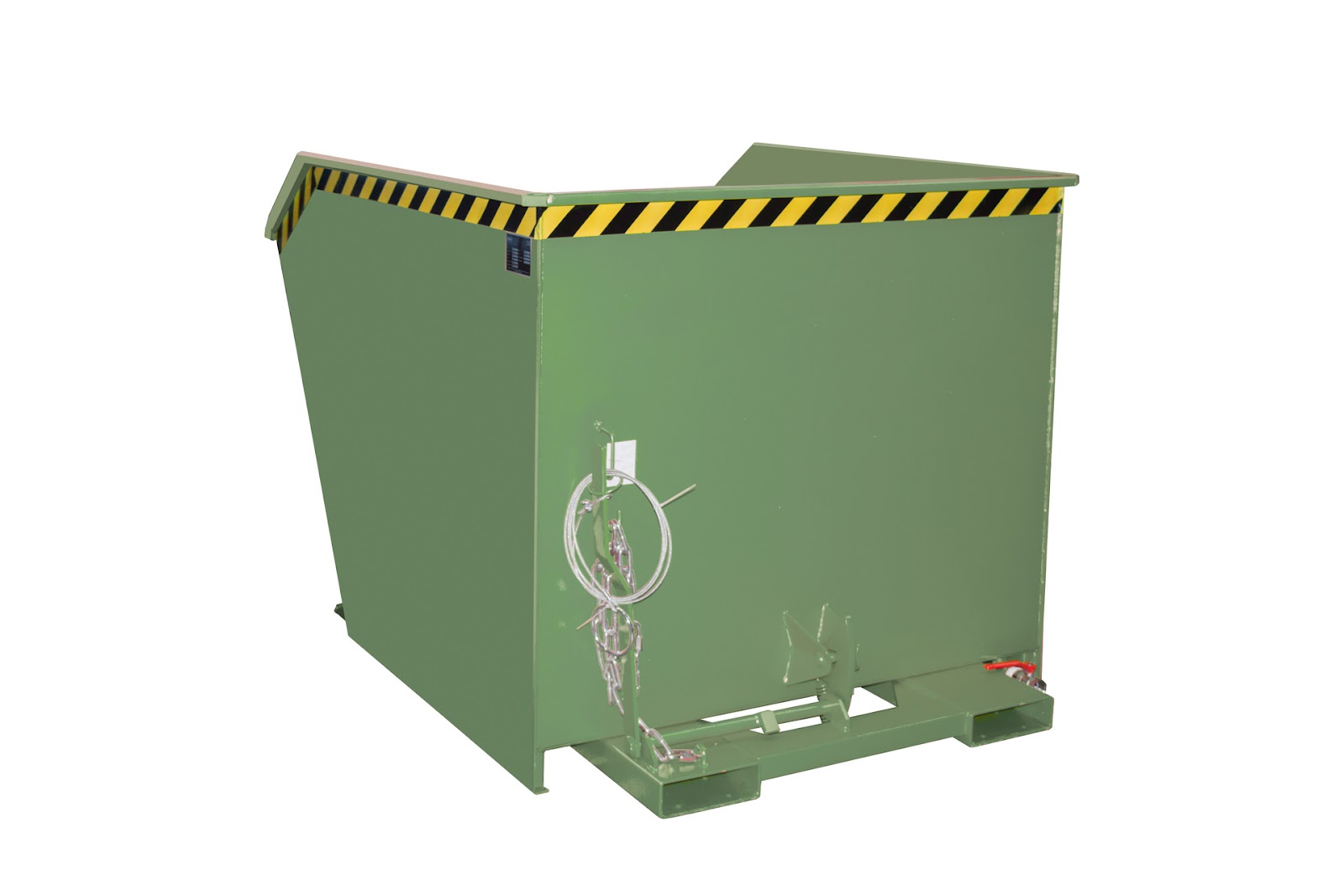 Spaander-kiepcontainer GU-E 1500, gelakt, Resedagroen