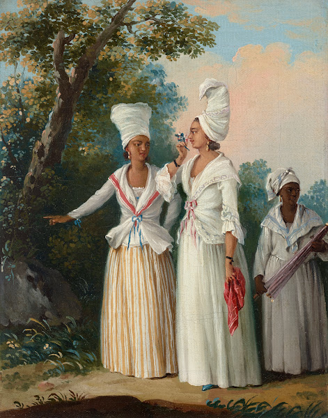 Flower girls of Dominica