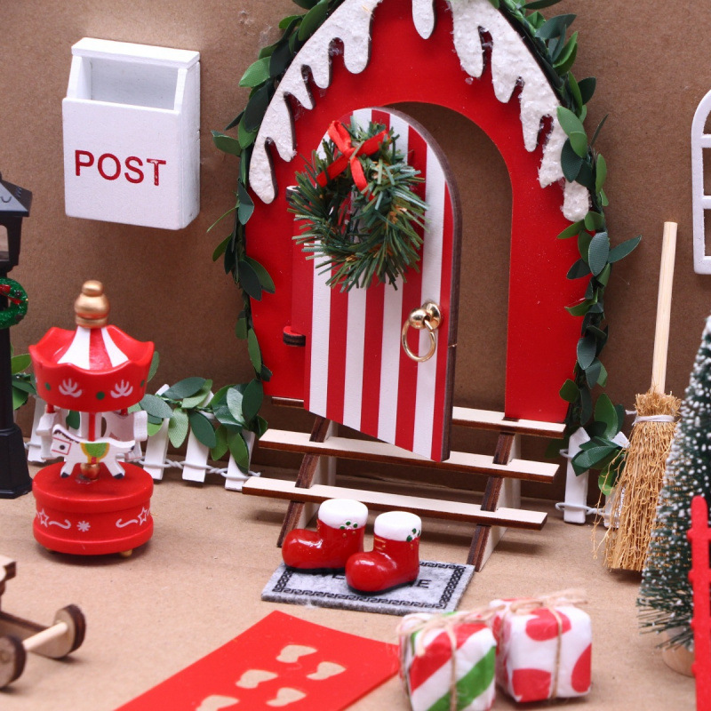Miniature Fairy Door Set for Dollhouses