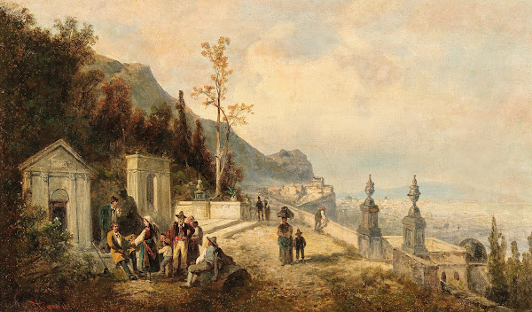 Blick auf den Golf von Neapel
