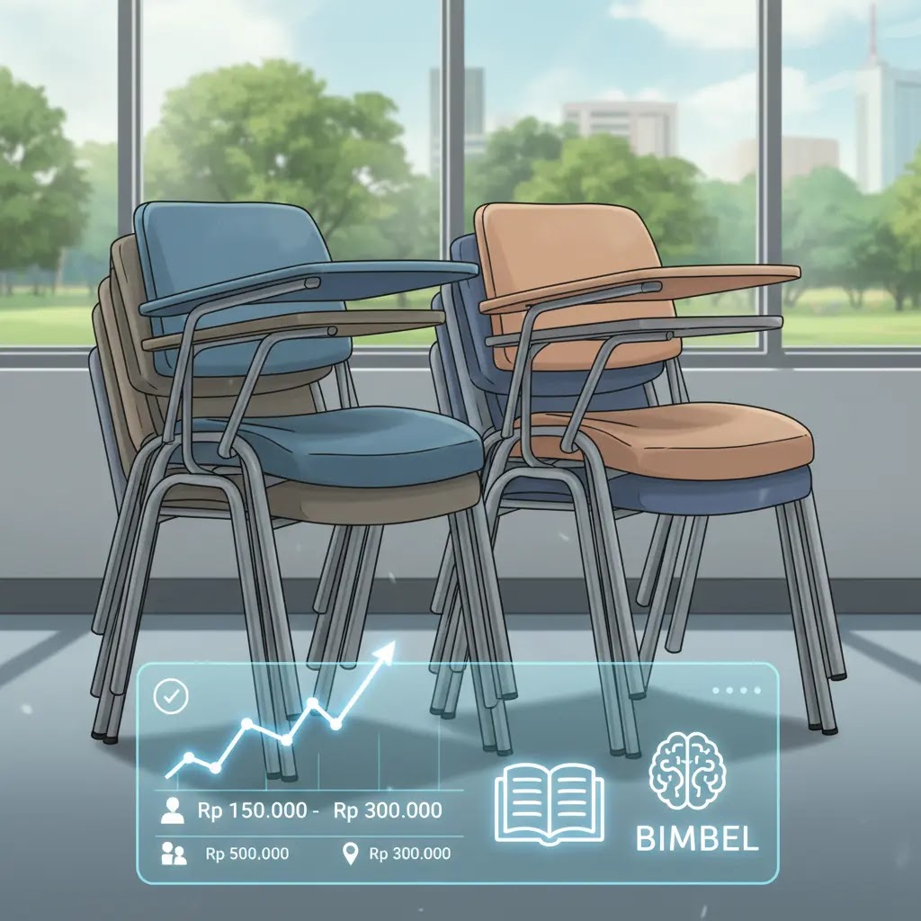 Harga Kursi Kuliah Lipat Bekas untuk Kebutuhan Bimbel